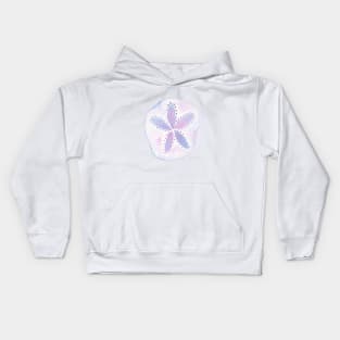 Mermaid Currency - Purple Sand Dollar Kids Hoodie